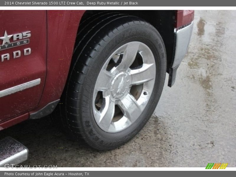 Deep Ruby Metallic / Jet Black 2014 Chevrolet Silverado 1500 LTZ Crew Cab