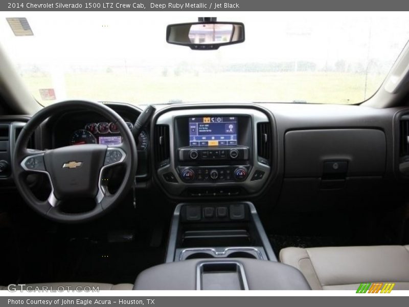 Deep Ruby Metallic / Jet Black 2014 Chevrolet Silverado 1500 LTZ Crew Cab