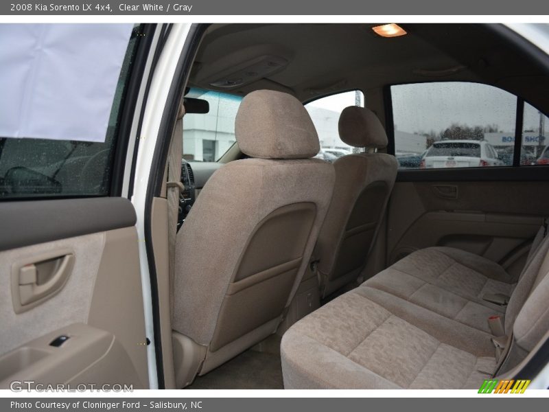 Clear White / Gray 2008 Kia Sorento LX 4x4