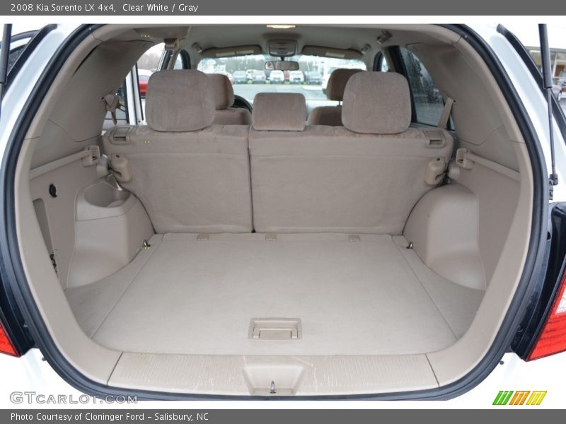 Clear White / Gray 2008 Kia Sorento LX 4x4