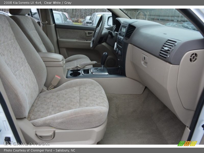 Clear White / Gray 2008 Kia Sorento LX 4x4