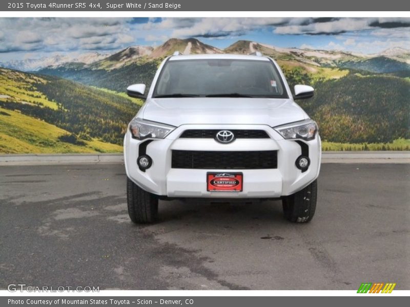Super White / Sand Beige 2015 Toyota 4Runner SR5 4x4