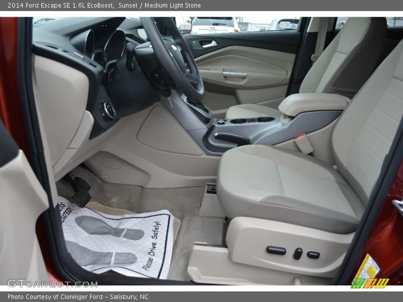 Sunset / Medium Light Stone 2014 Ford Escape SE 1.6L EcoBoost