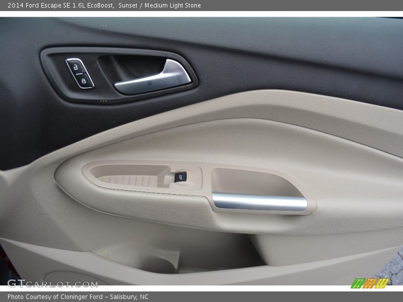 Sunset / Medium Light Stone 2014 Ford Escape SE 1.6L EcoBoost