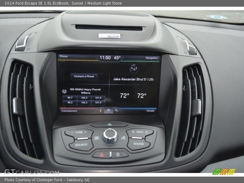 Sunset / Medium Light Stone 2014 Ford Escape SE 1.6L EcoBoost