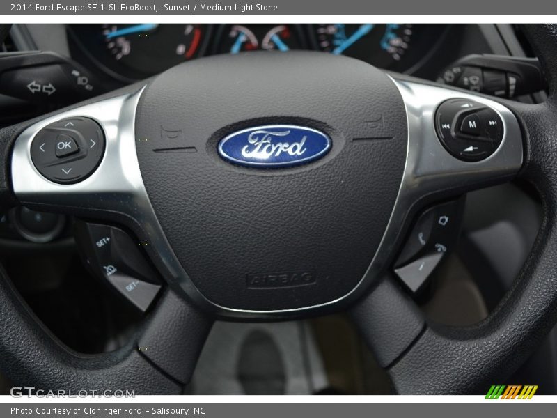 Sunset / Medium Light Stone 2014 Ford Escape SE 1.6L EcoBoost