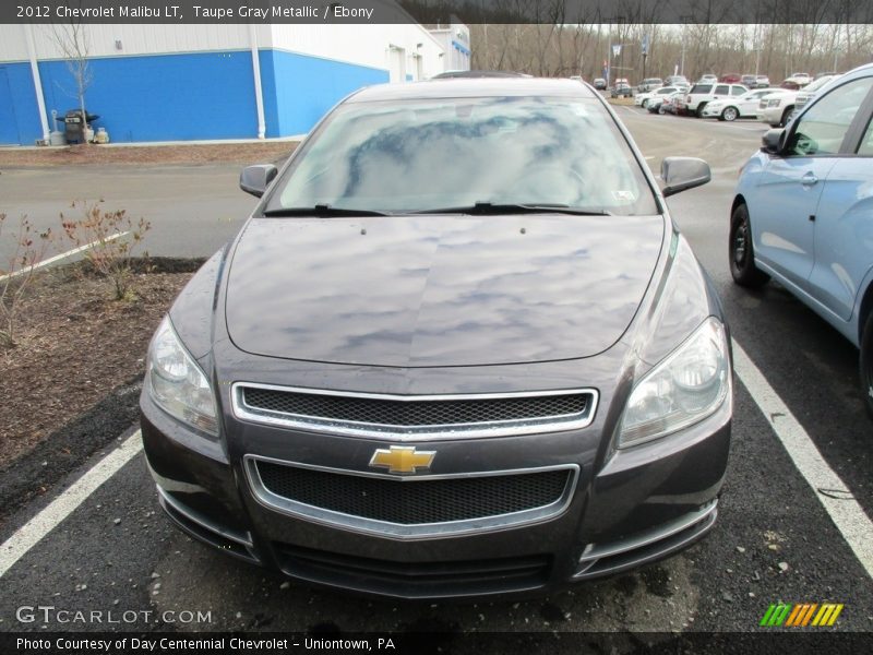 Taupe Gray Metallic / Ebony 2012 Chevrolet Malibu LT