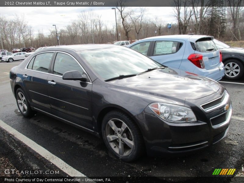 Taupe Gray Metallic / Ebony 2012 Chevrolet Malibu LT