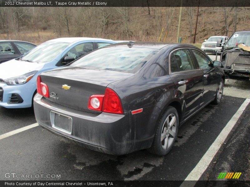 Taupe Gray Metallic / Ebony 2012 Chevrolet Malibu LT