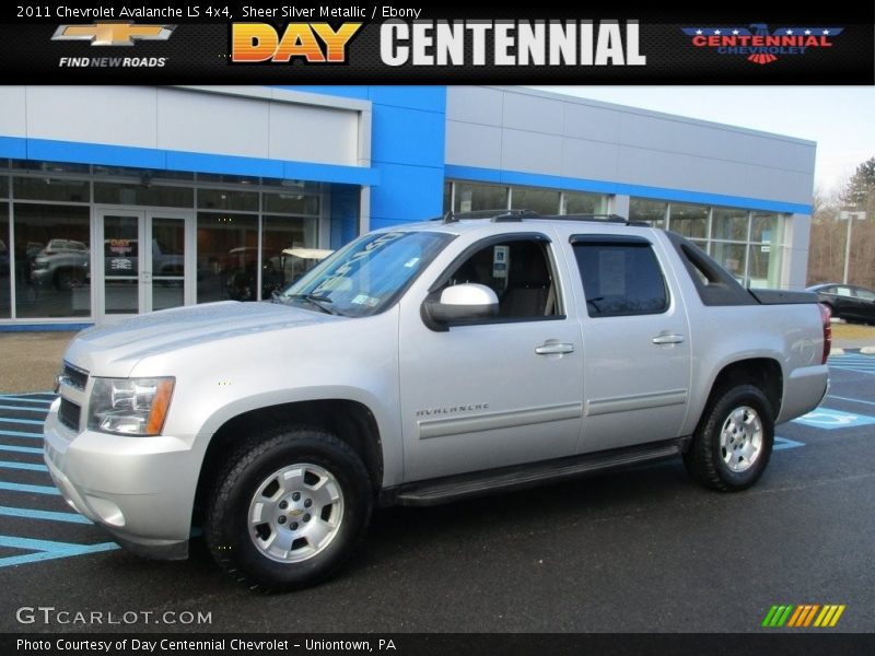 Sheer Silver Metallic / Ebony 2011 Chevrolet Avalanche LS 4x4