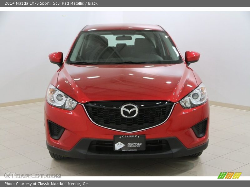 Soul Red Metallic / Black 2014 Mazda CX-5 Sport