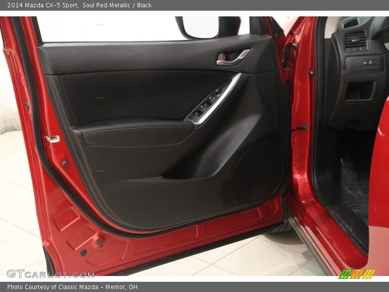 Soul Red Metallic / Black 2014 Mazda CX-5 Sport
