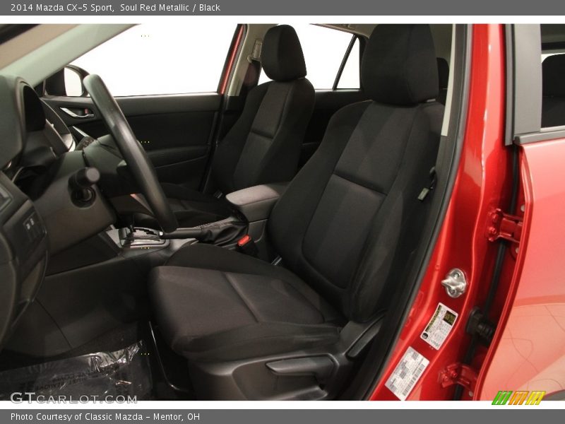 Soul Red Metallic / Black 2014 Mazda CX-5 Sport