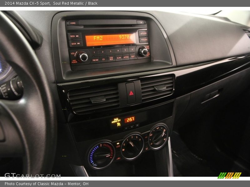 Soul Red Metallic / Black 2014 Mazda CX-5 Sport