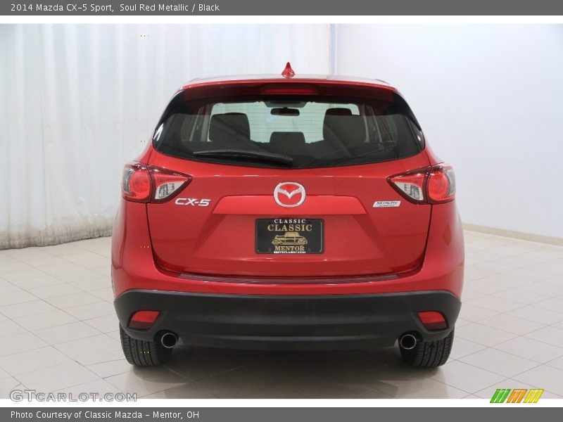 Soul Red Metallic / Black 2014 Mazda CX-5 Sport