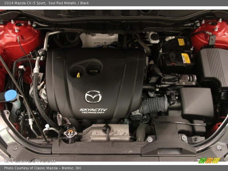 Soul Red Metallic / Black 2014 Mazda CX-5 Sport