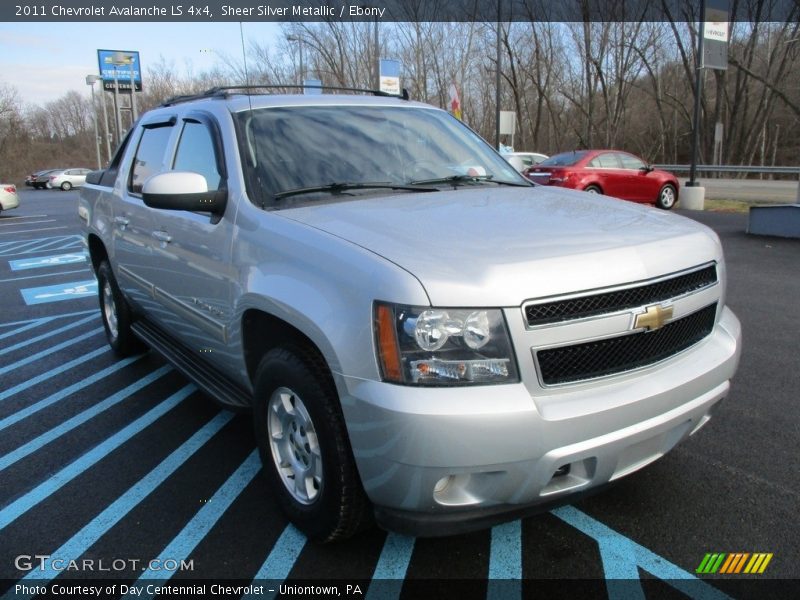 Sheer Silver Metallic / Ebony 2011 Chevrolet Avalanche LS 4x4