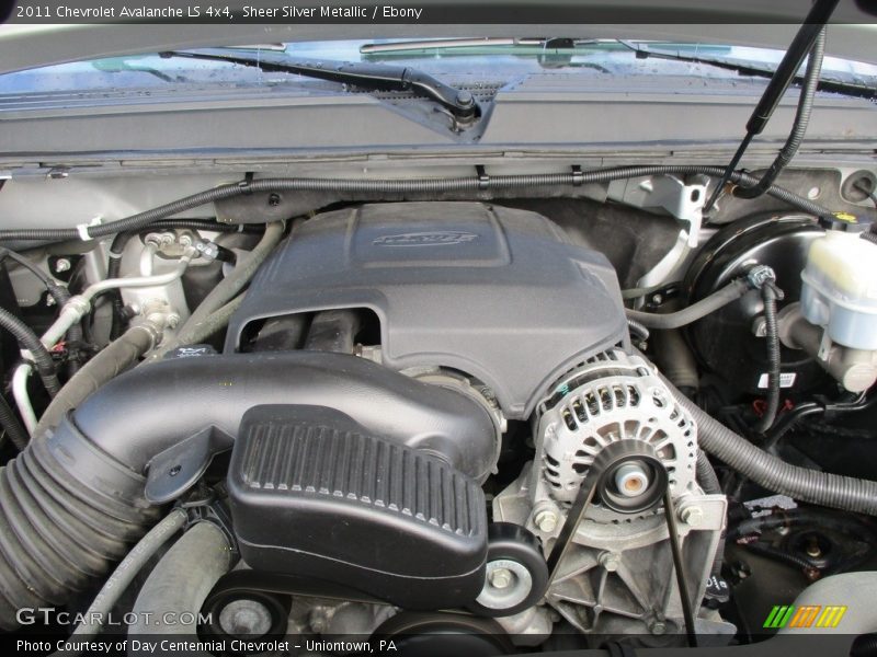 Sheer Silver Metallic / Ebony 2011 Chevrolet Avalanche LS 4x4