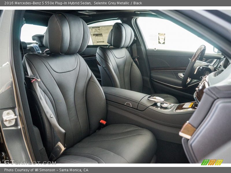 Front Seat of 2016 S 550e Plug-In Hybrid Sedan