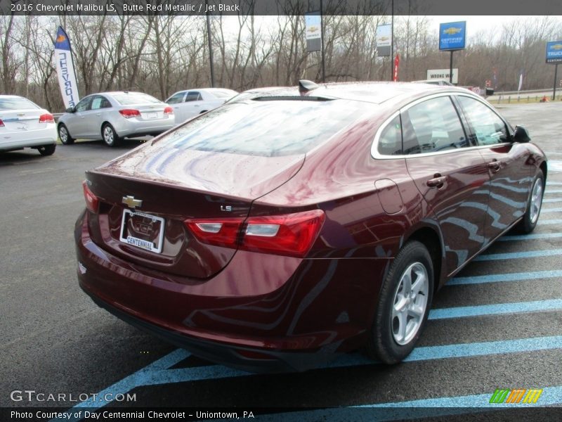 Butte Red Metallic / Jet Black 2016 Chevrolet Malibu LS