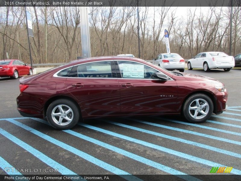 Butte Red Metallic / Jet Black 2016 Chevrolet Malibu LS