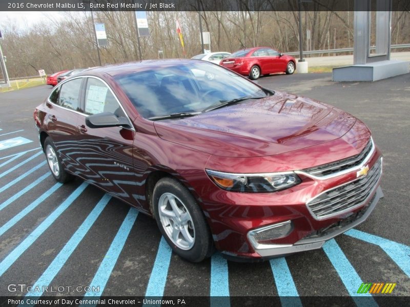 Butte Red Metallic / Jet Black 2016 Chevrolet Malibu LS