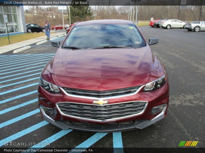 Butte Red Metallic / Jet Black 2016 Chevrolet Malibu LS