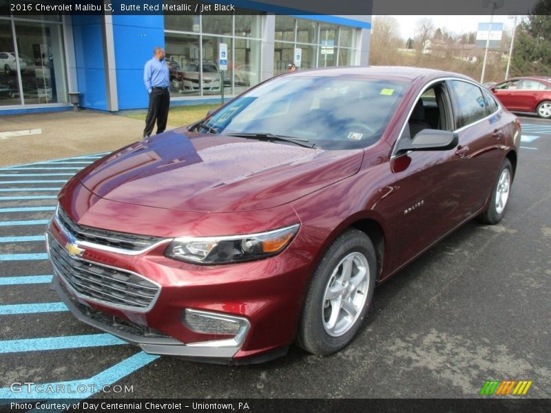 Butte Red Metallic / Jet Black 2016 Chevrolet Malibu LS