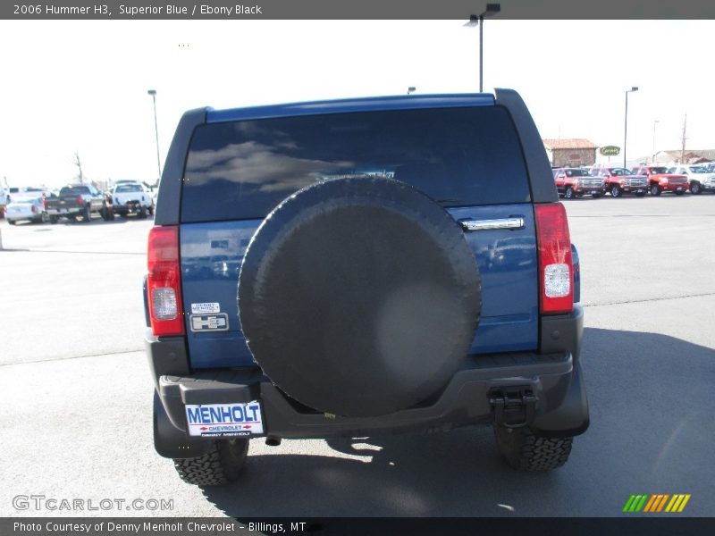 Superior Blue / Ebony Black 2006 Hummer H3