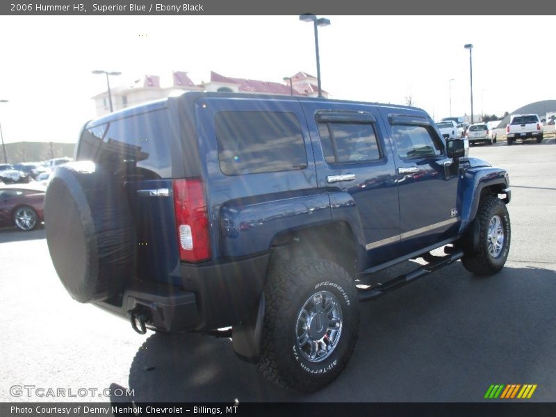 Superior Blue / Ebony Black 2006 Hummer H3