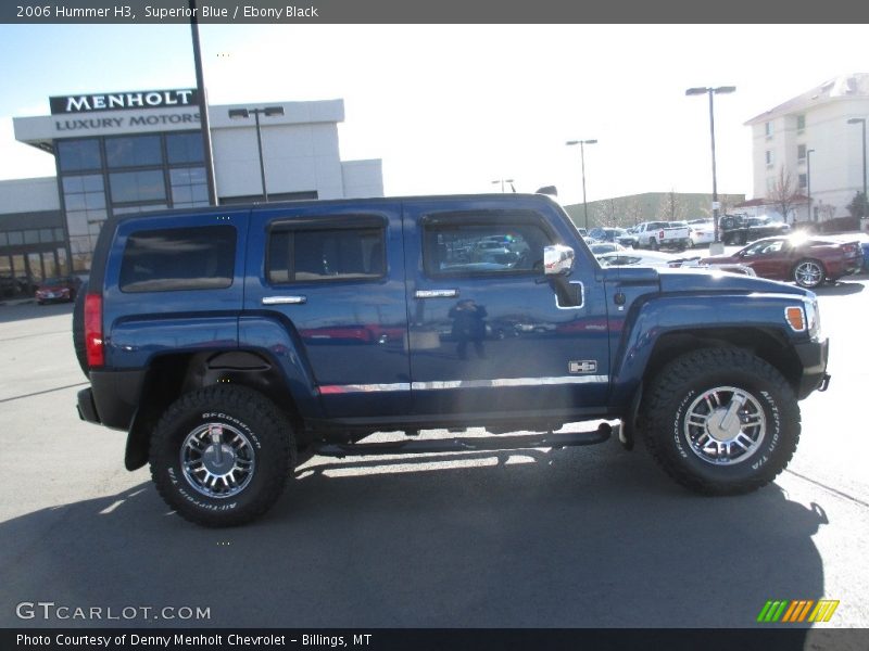 Superior Blue / Ebony Black 2006 Hummer H3