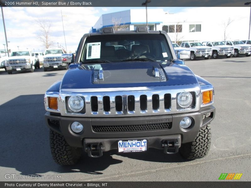 Superior Blue / Ebony Black 2006 Hummer H3