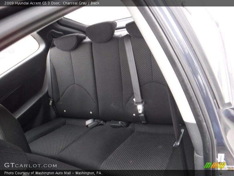 Charcoal Gray / Black 2009 Hyundai Accent GS 3 Door