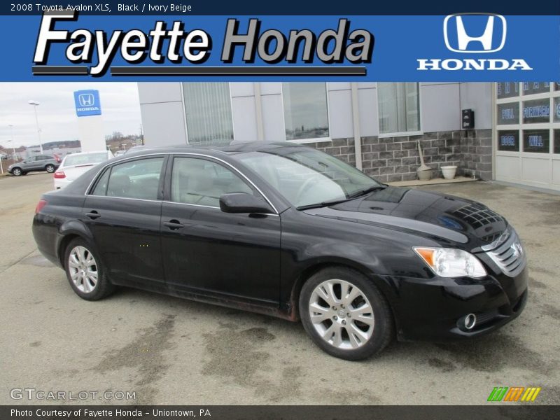 Black / Ivory Beige 2008 Toyota Avalon XLS
