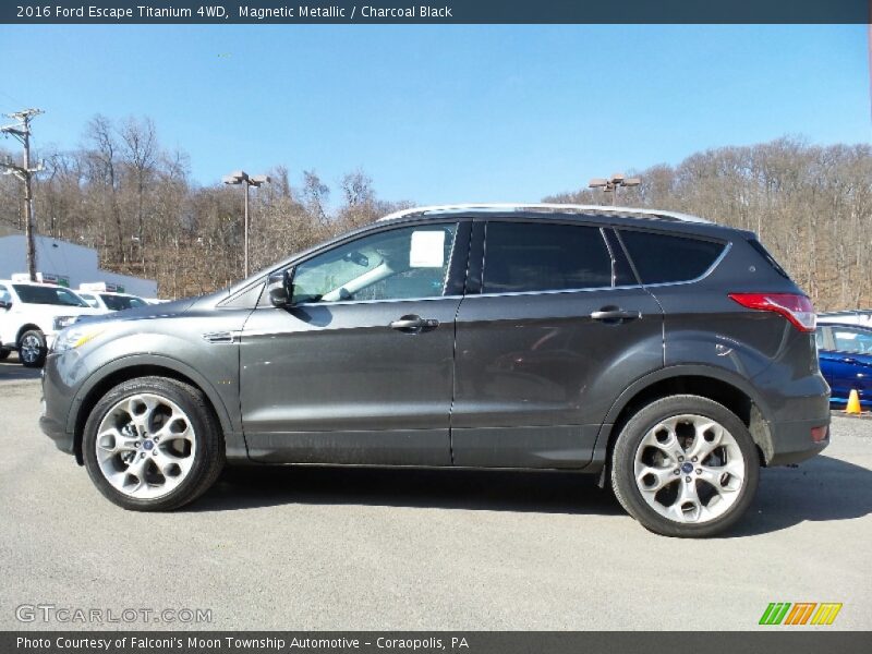 Magnetic Metallic / Charcoal Black 2016 Ford Escape Titanium 4WD