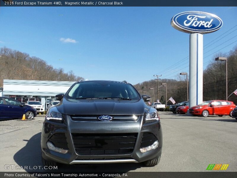 Magnetic Metallic / Charcoal Black 2016 Ford Escape Titanium 4WD