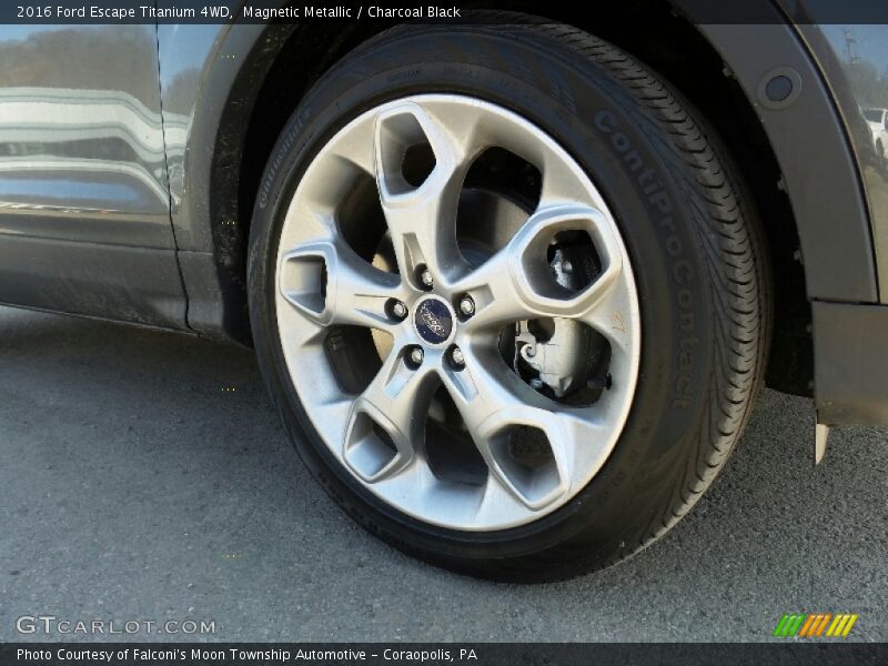 Magnetic Metallic / Charcoal Black 2016 Ford Escape Titanium 4WD