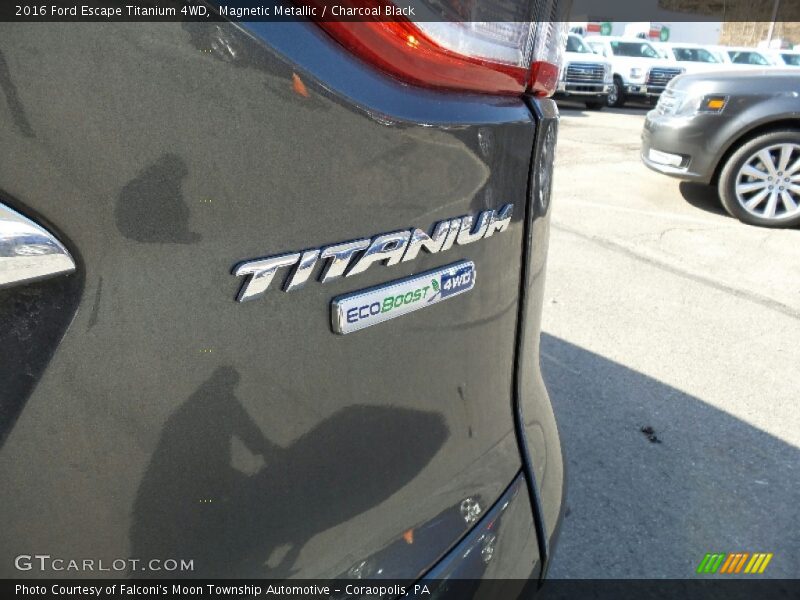 Magnetic Metallic / Charcoal Black 2016 Ford Escape Titanium 4WD