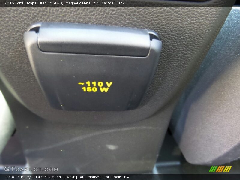 Magnetic Metallic / Charcoal Black 2016 Ford Escape Titanium 4WD