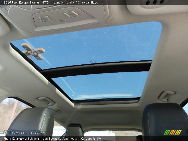 Magnetic Metallic / Charcoal Black 2016 Ford Escape Titanium 4WD