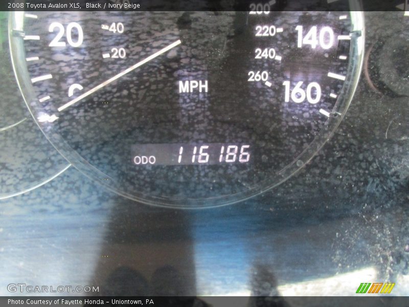 Black / Ivory Beige 2008 Toyota Avalon XLS