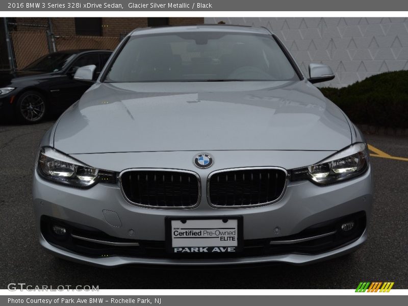 Glacier Silver Metallic / Black 2016 BMW 3 Series 328i xDrive Sedan