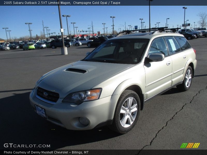 Champagne Gold Opal / Taupe 2005 Subaru Outback 2.5XT Limited Wagon
