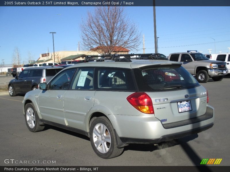 Champagne Gold Opal / Taupe 2005 Subaru Outback 2.5XT Limited Wagon