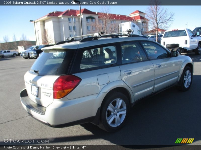Champagne Gold Opal / Taupe 2005 Subaru Outback 2.5XT Limited Wagon