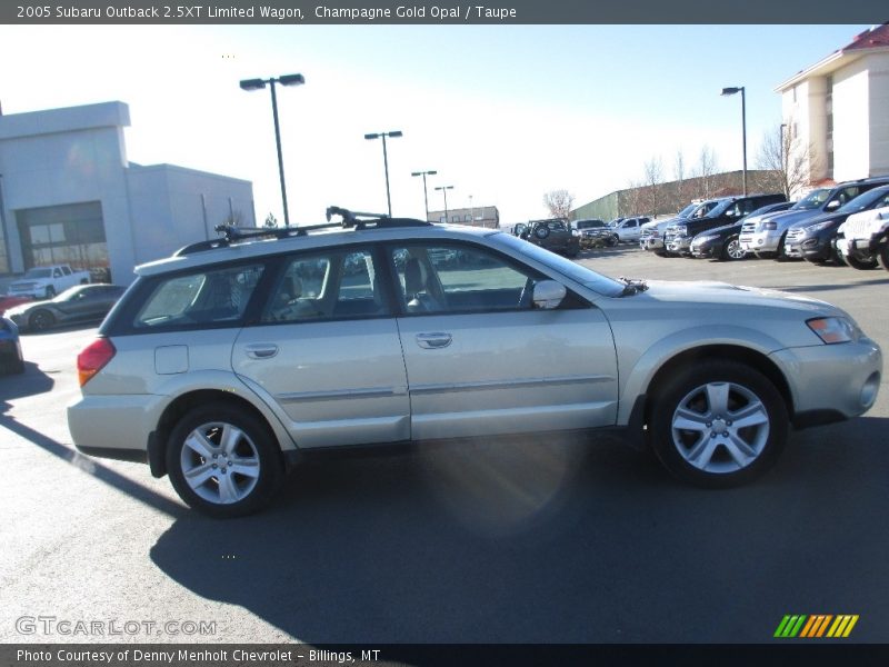 Champagne Gold Opal / Taupe 2005 Subaru Outback 2.5XT Limited Wagon