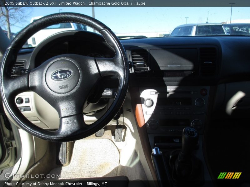 Champagne Gold Opal / Taupe 2005 Subaru Outback 2.5XT Limited Wagon