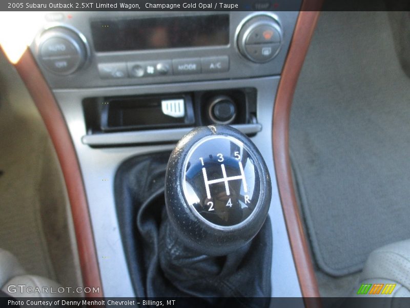 Champagne Gold Opal / Taupe 2005 Subaru Outback 2.5XT Limited Wagon