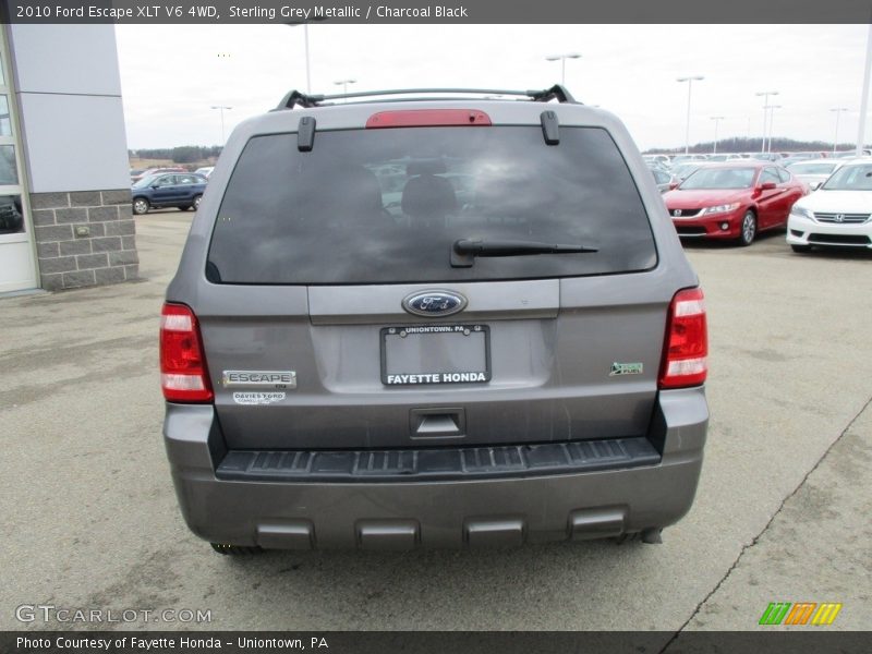 Sterling Grey Metallic / Charcoal Black 2010 Ford Escape XLT V6 4WD