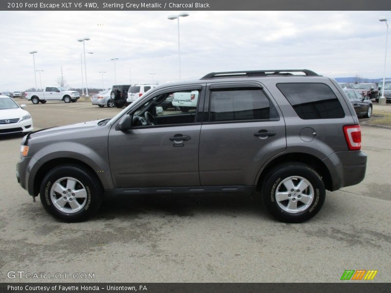 Sterling Grey Metallic / Charcoal Black 2010 Ford Escape XLT V6 4WD